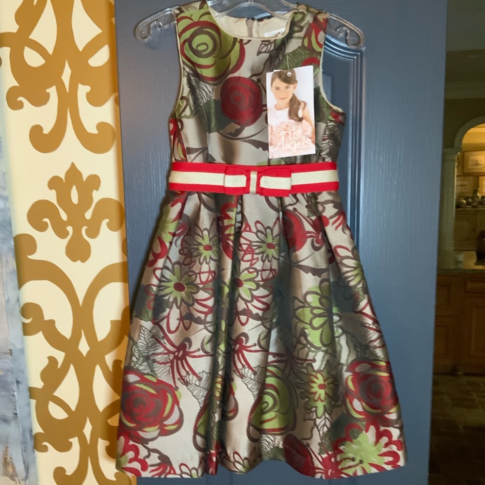 NWT Susanne Lively Girls Dress Sz 4 Retails $95 Christmas Holiday Wedding Tea
